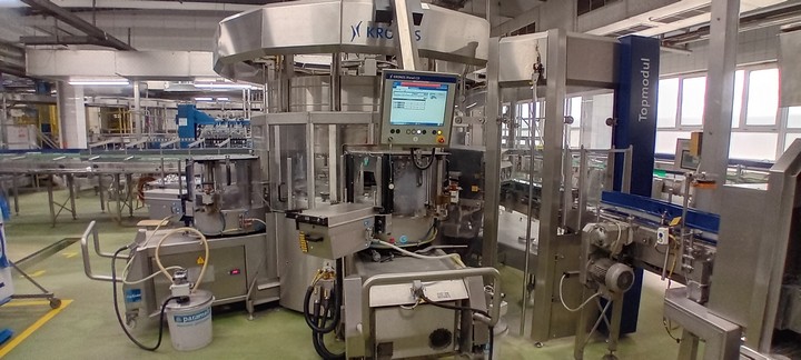 Linea di imbottigliamento usata isobarica per birra in vetro 4
