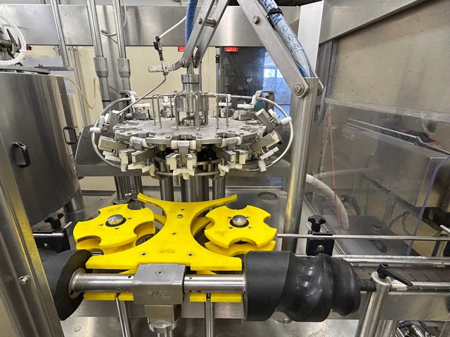 Used Fimer bottling line for sparkling wine and still wine 24