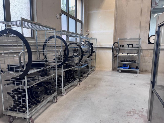 Linea di imbottigliamento vetro usata per vino MBF 9