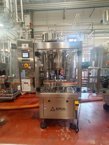 Used Arol 6-head crown capper 12