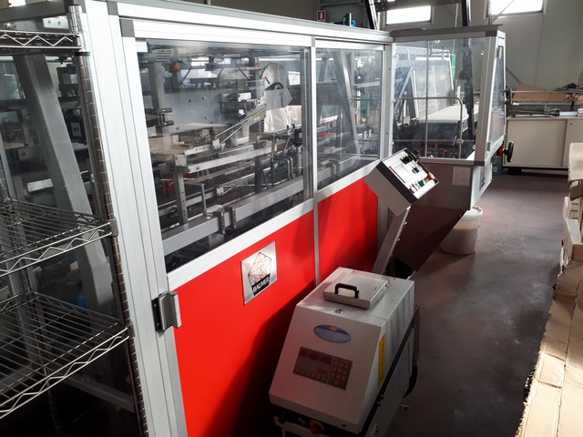 Used Gai bottling line for glass demijohns 12