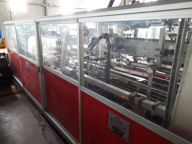 Used Gai bottling line for glass demijohns 14
