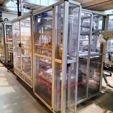 Used glass bottling line for oil 11