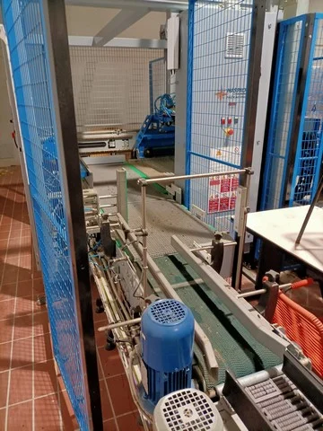 Linea di imbottigliamento usata per vetro a gravità