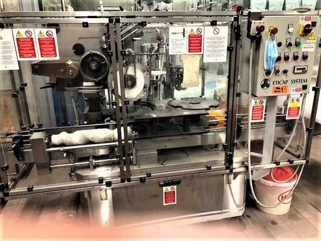 Used Labeller Sealer Eticap System