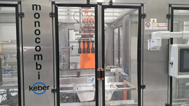 Monoblocco di incartonamento usato Keber per formati 3×2 e 3×4