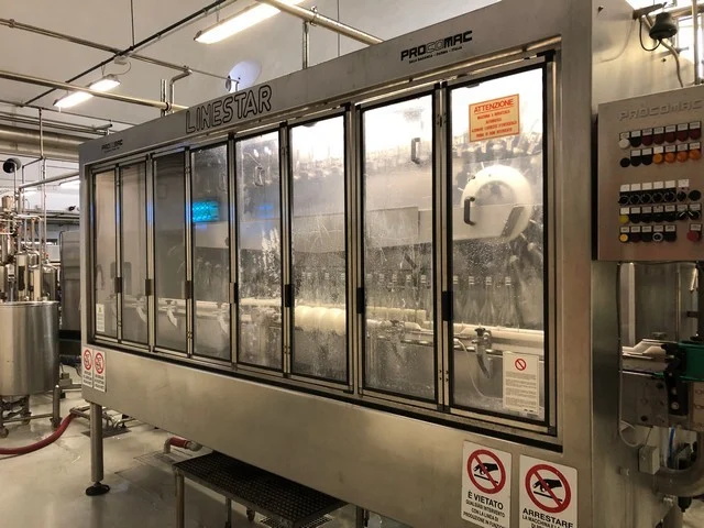 Used rinser Procomac Linestar 20.000 bph