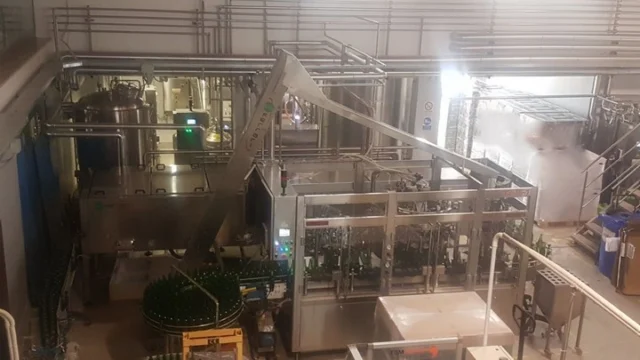 Linea di imbottigliamento per Birra Borelli Usata