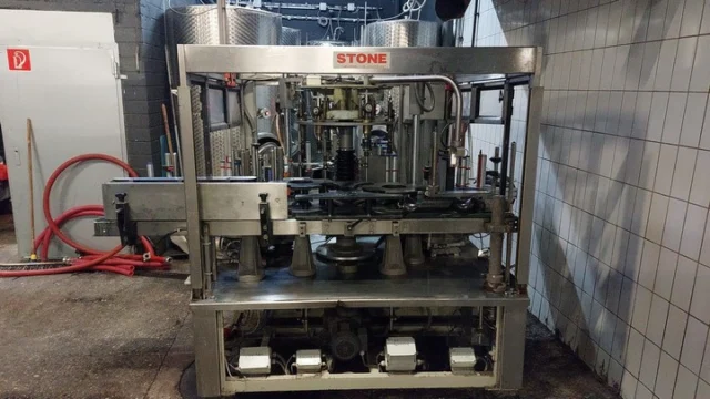 Used labeller P.E. adhesive